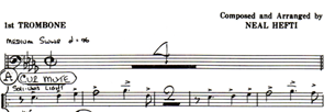 cup mute notation